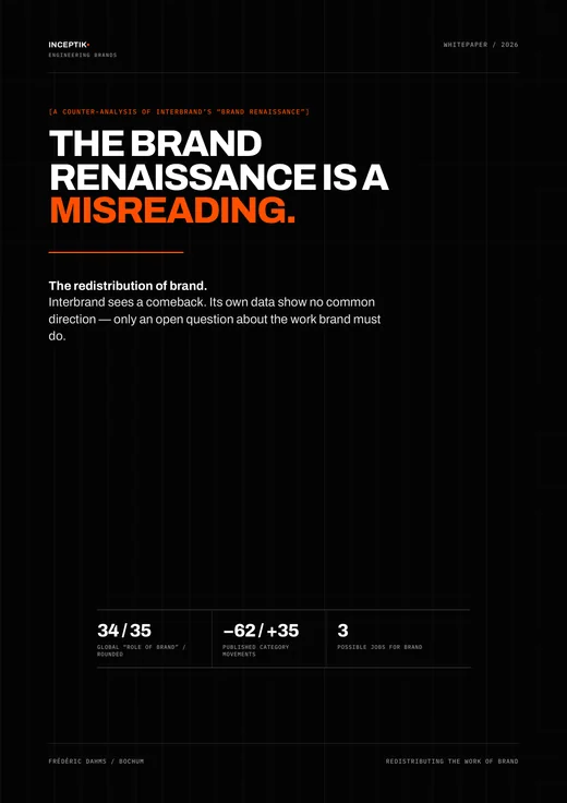 Cover of The Brand Renaissance Is a Misreading whitepaper